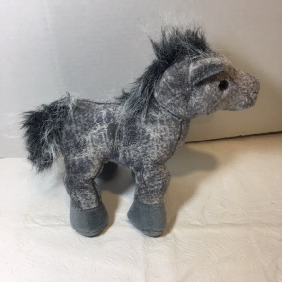 Ganz Webkinz Signature Plush Toy 10" Grey Arabian Horse Stuffed Animal - Picture 5 of 8